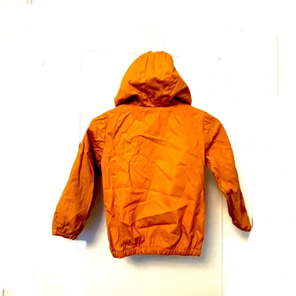 Jacadi Blue and Orange Raincoat for Stylish Weather Protection